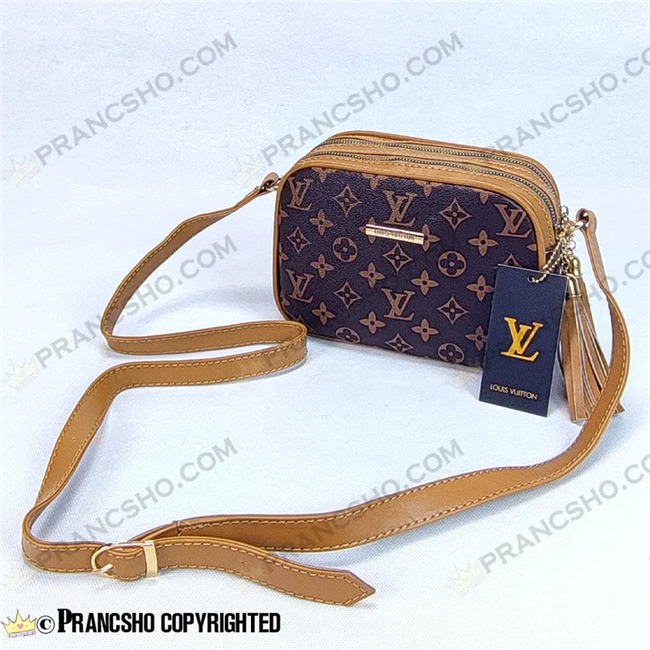 کیف پاسپورتی لویی ویتون (LV) قهوه ای سوخته